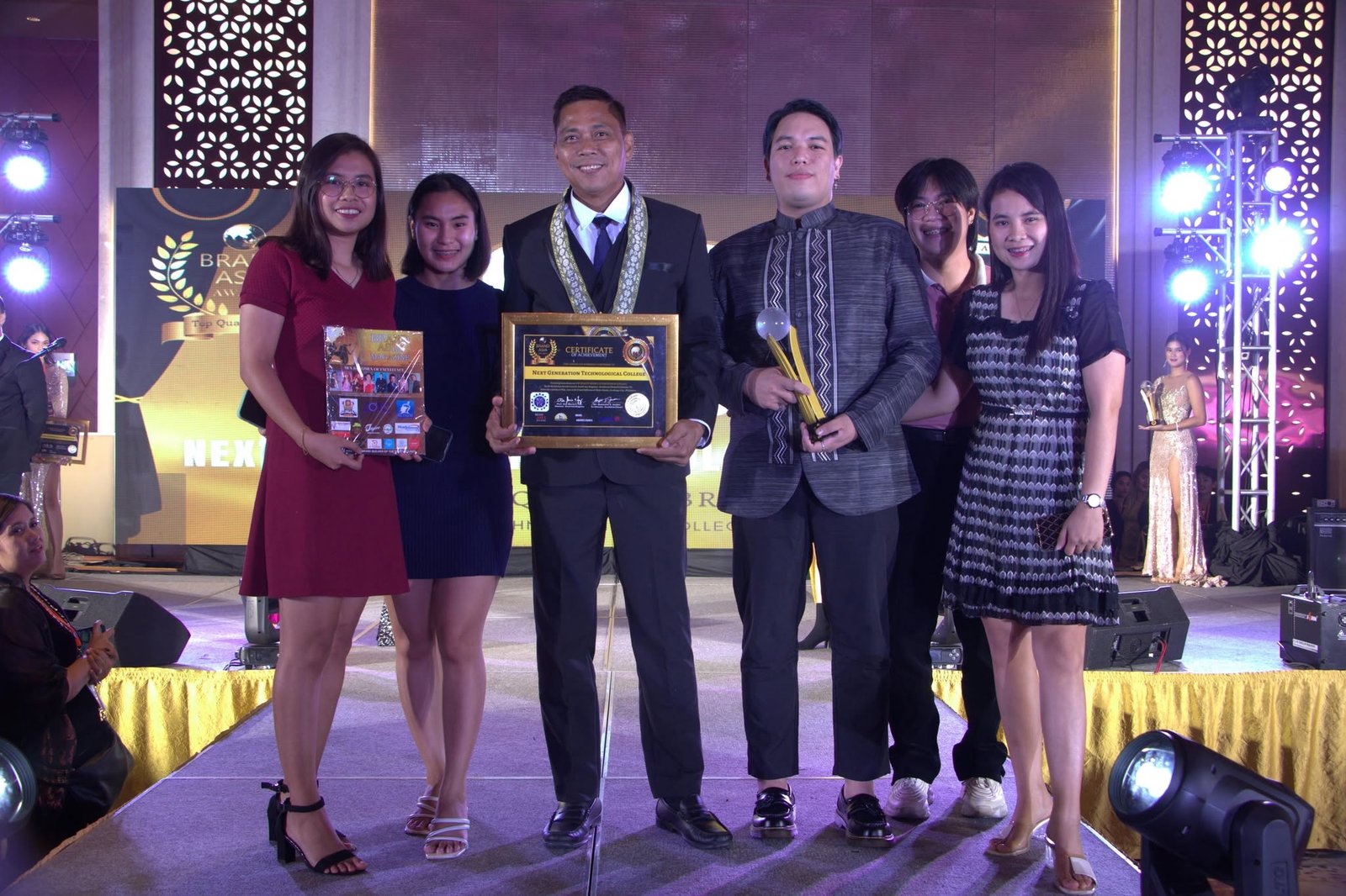 The NGTC team celebrating at the Brand Asia Awards